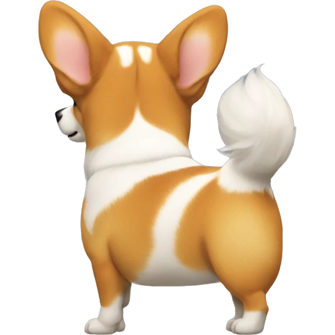 Corgi butt emoji