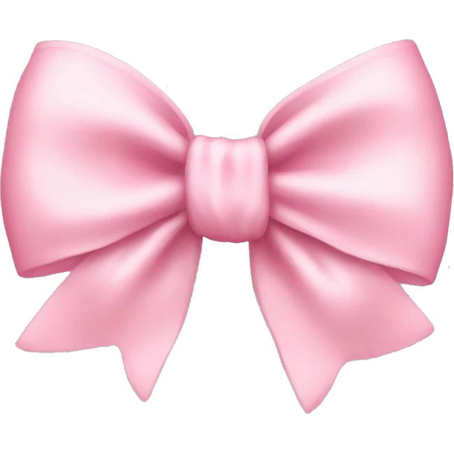Baby pink bow  emoji