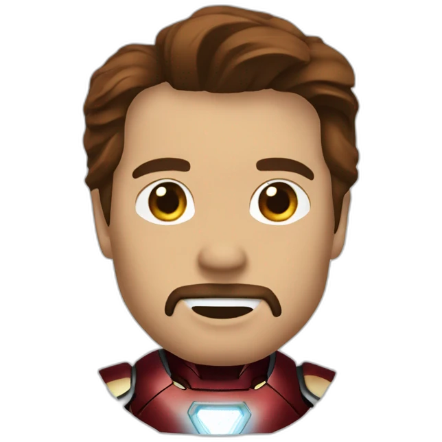 tony iron man emoji