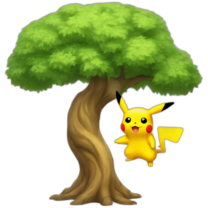 pikachu tree emoji