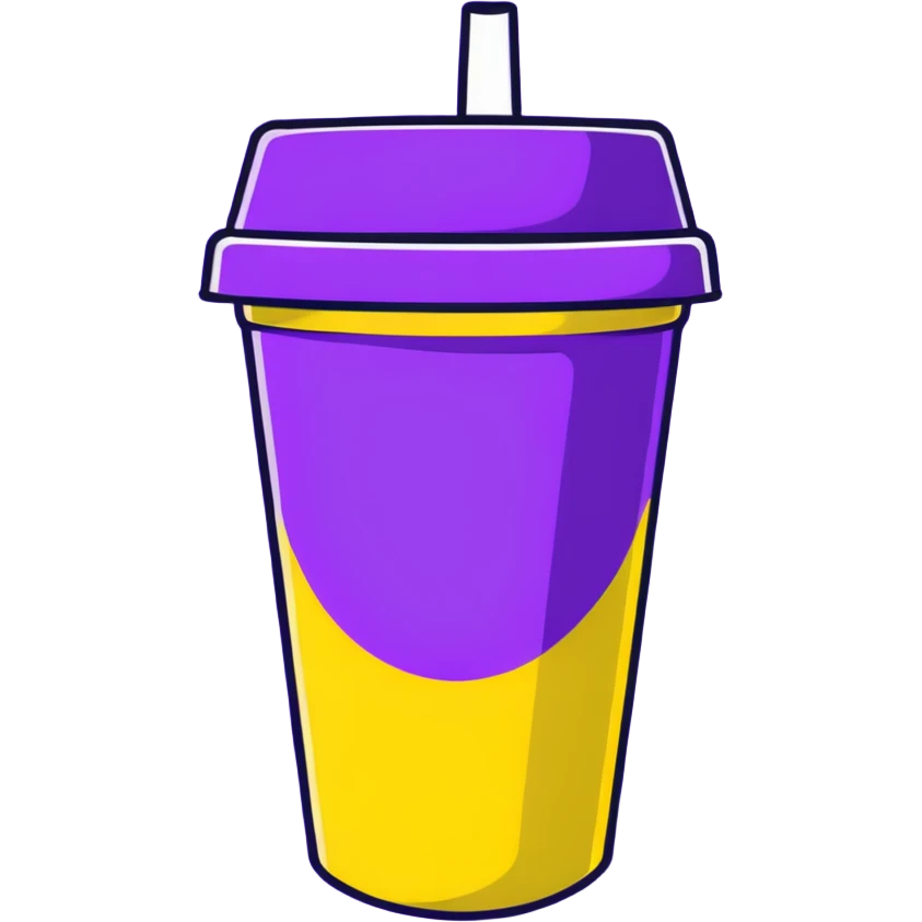 yellow disposable cup emoji