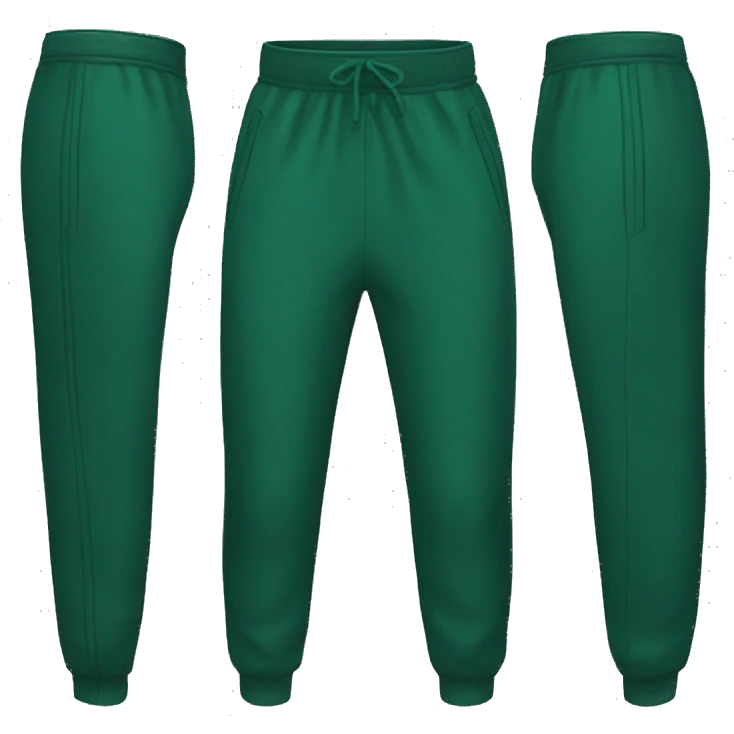 DARK GREEN Jogging Pants emoji