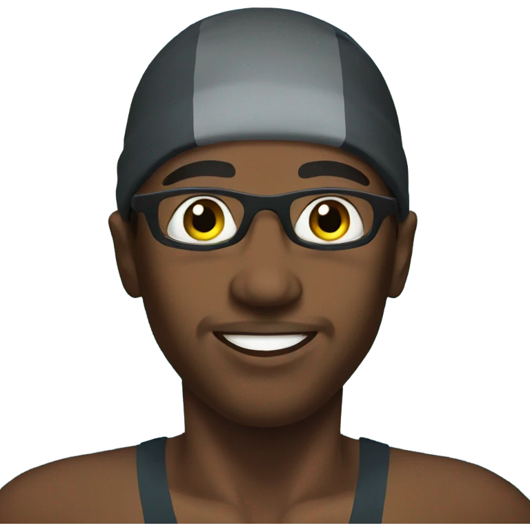 Black swimmer emoji
