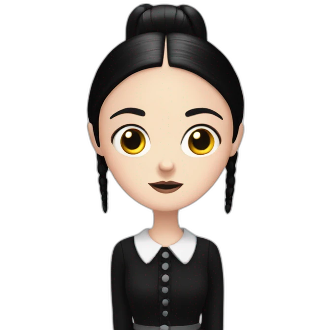 wednesday addams emoji