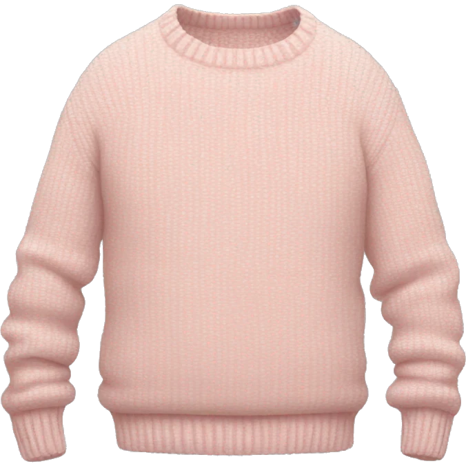 Pale pink sweater  emoji