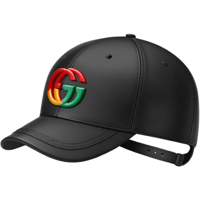 Gucci cap  sideways emoji