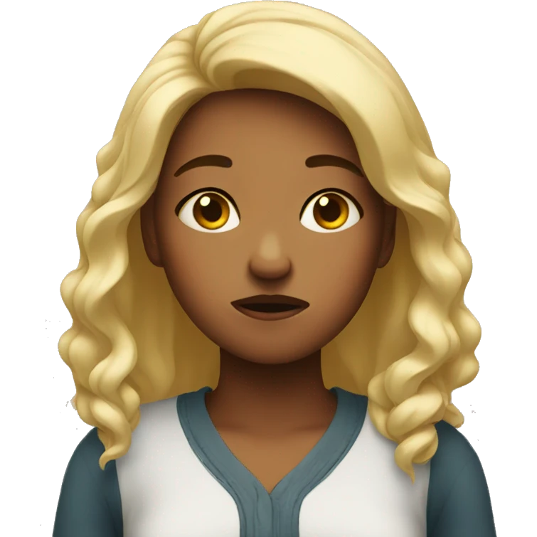 Annoyed girl  emoji
