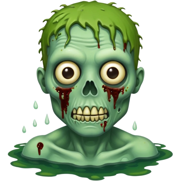 Green Zombie ponda emoji