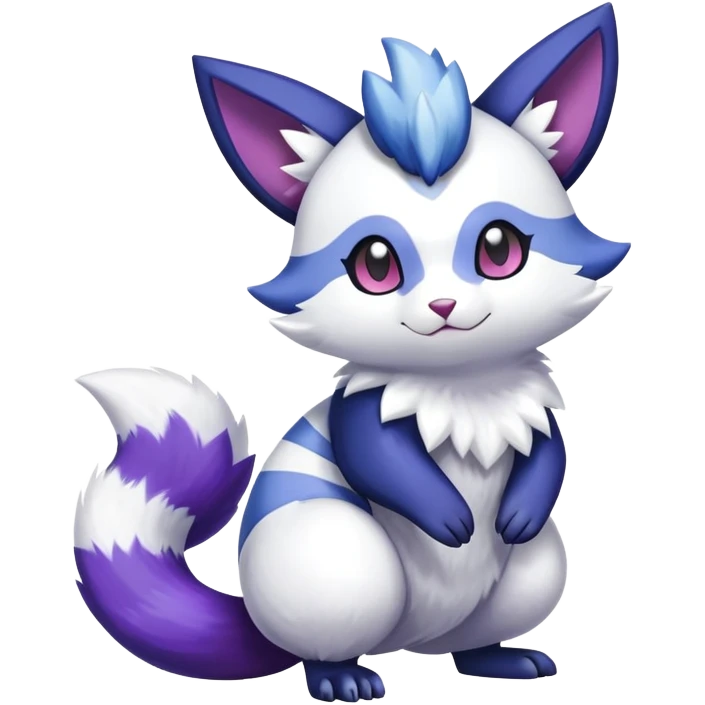 Shiny Furret-Meowstic-Zangoose-Hybrid (Full body) emoji