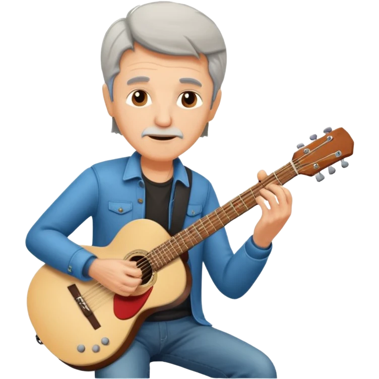 Gitarrist 60 Jahre, jung geblieben  emoji