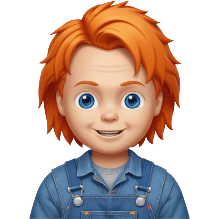 Quiero que me crees un emoji de Chucky emoji