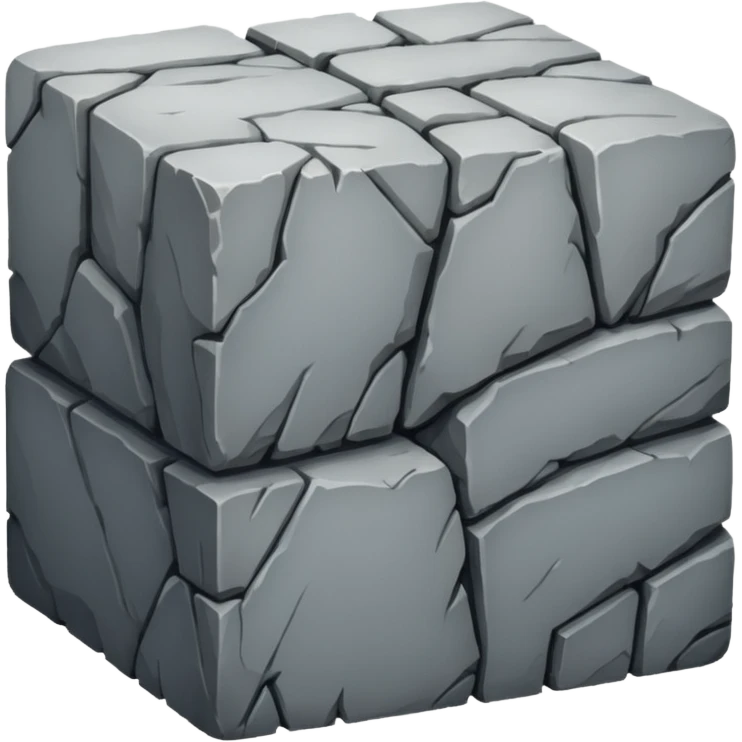 create building stone  emoji