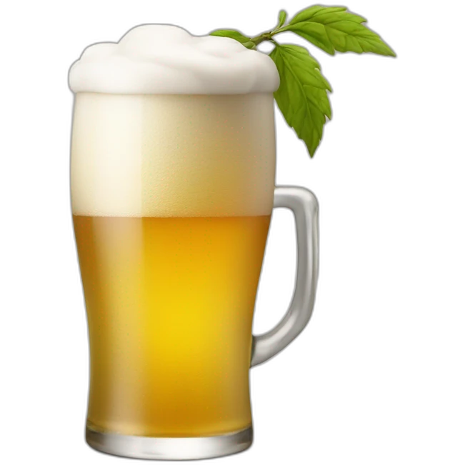 Elizabeth deux bois une bière emoji