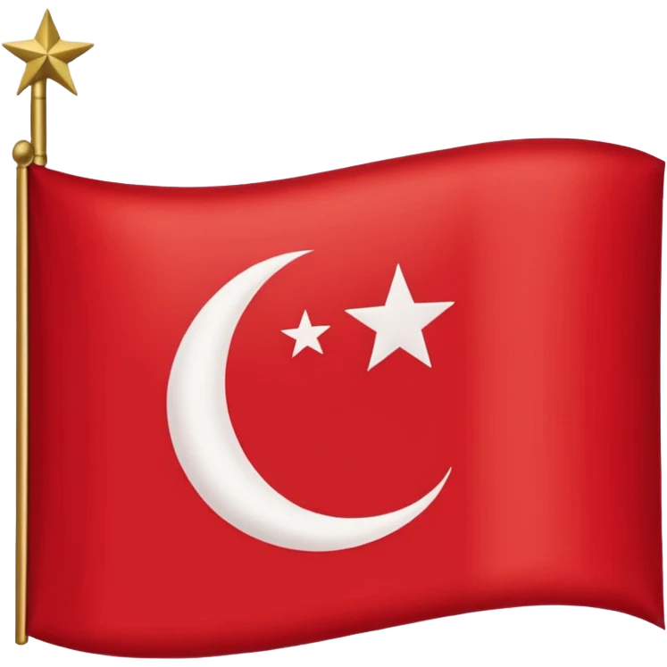 Osmanlı bayrağı  emoji