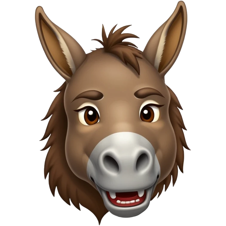 Donkey saying fuck you emoji