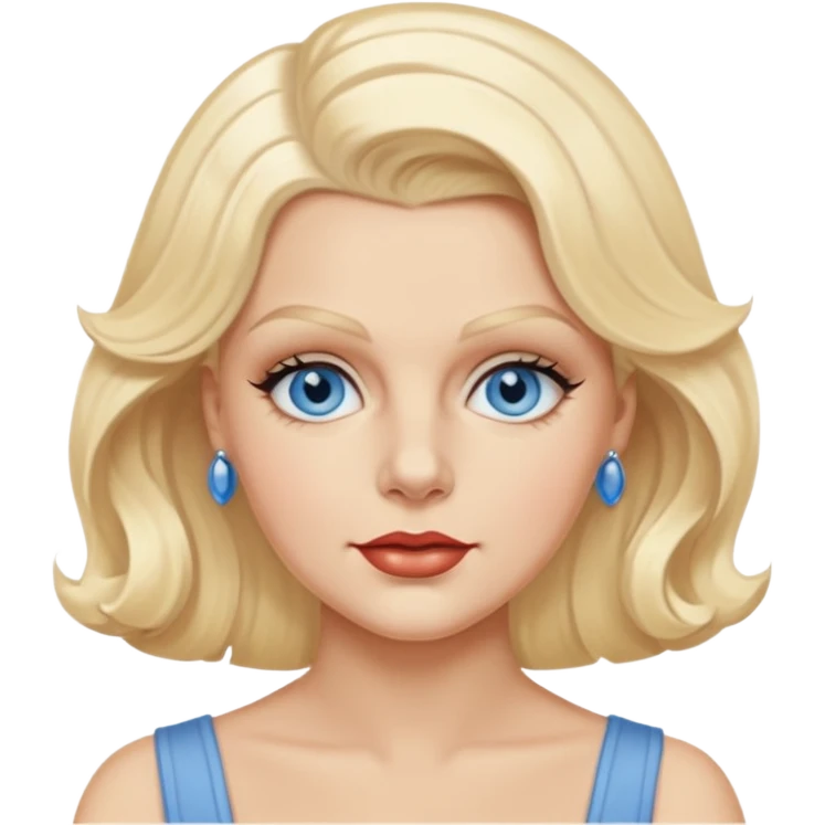 Jean Harlow blue eyes  emoji