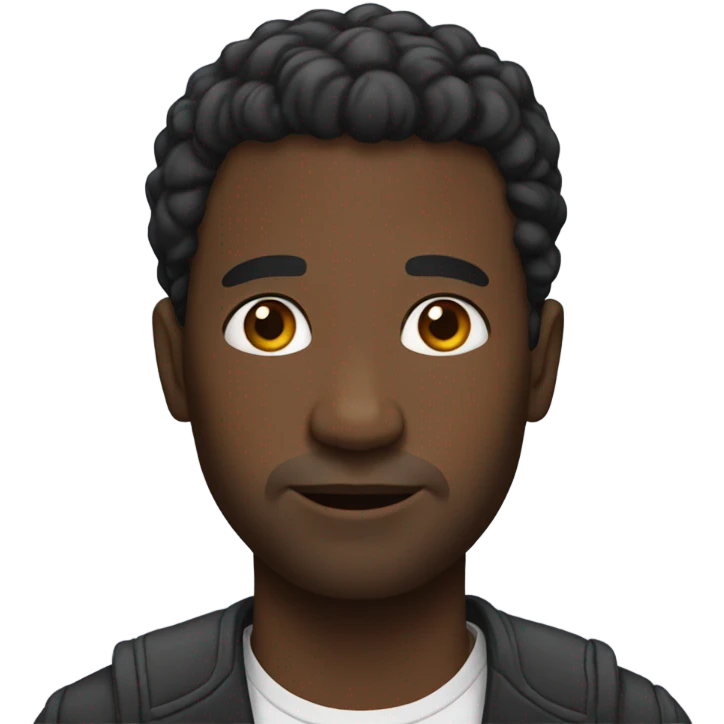 the black man emoji