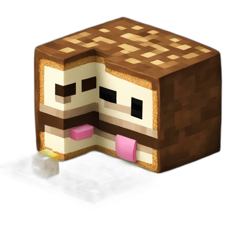 minecraft birthday cake emoji
