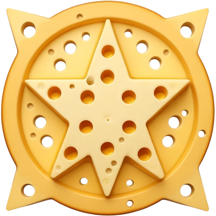 cheese occult pentagram emoji