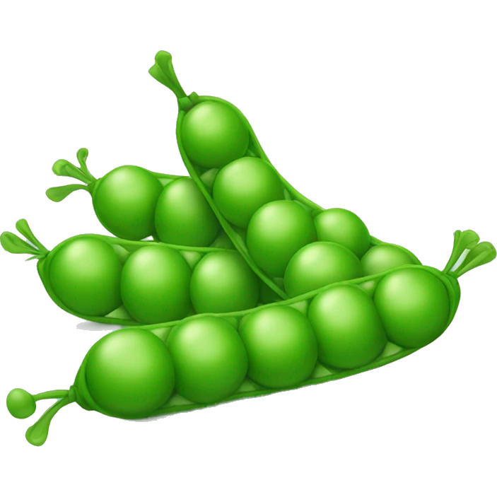 Green peas emoji