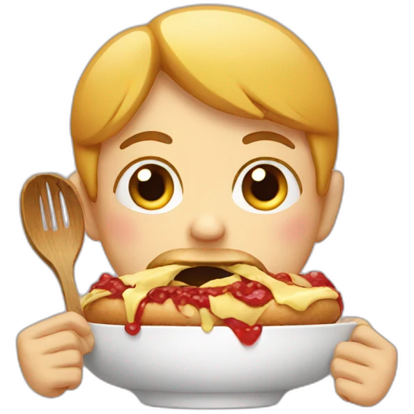Eating emoji