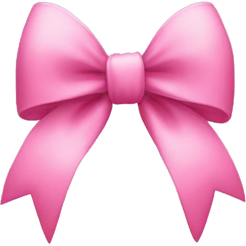 coquette bow emoji