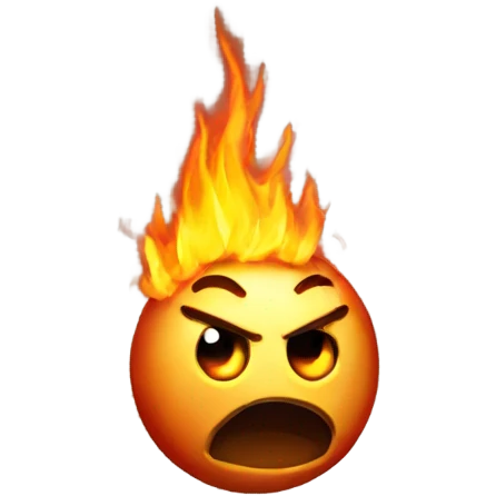 Great balls with fire emoji