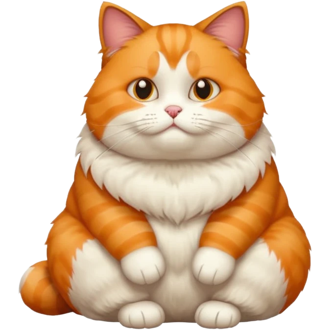 Fat cat emoji