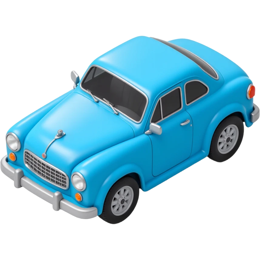 blue car emoji