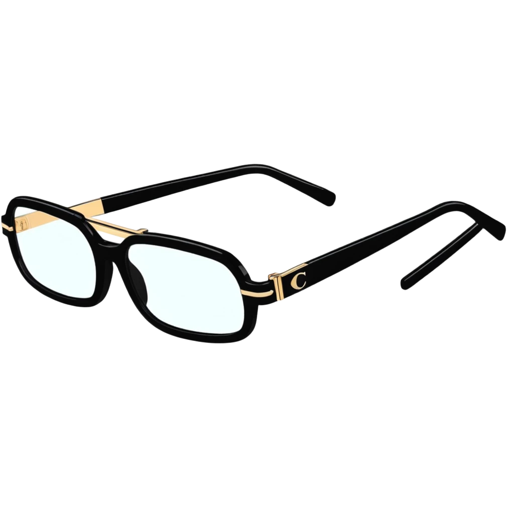 Cartier glasses, luxury eyewear emoji