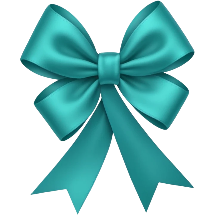Teal ribbon with You Rock wording emoji
