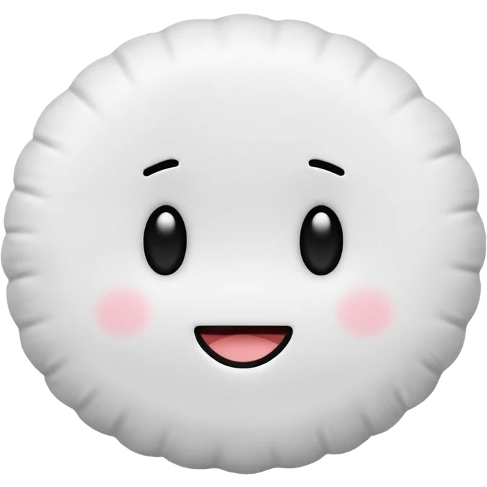 small round cushion pillow emoji