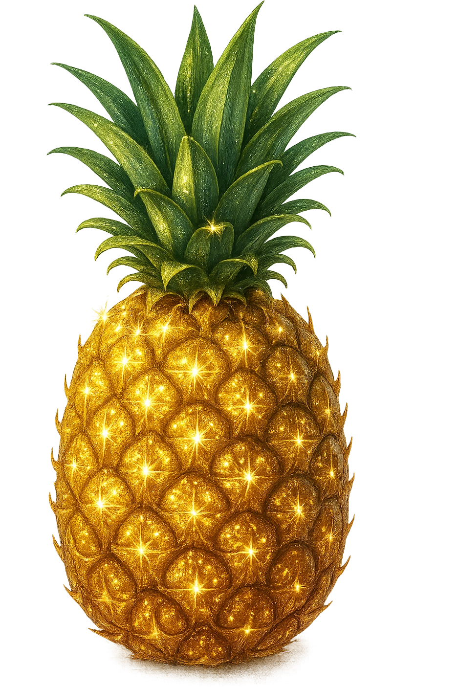 sparkling pineapple emoji