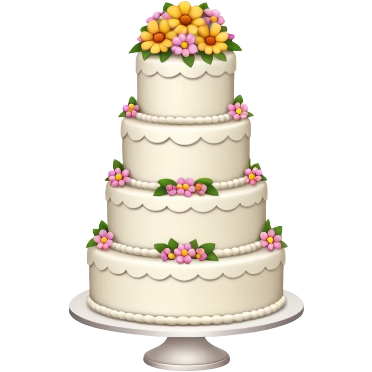 Wedding cake emoji