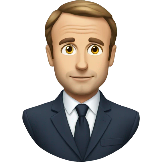 Macron qui sort emoji