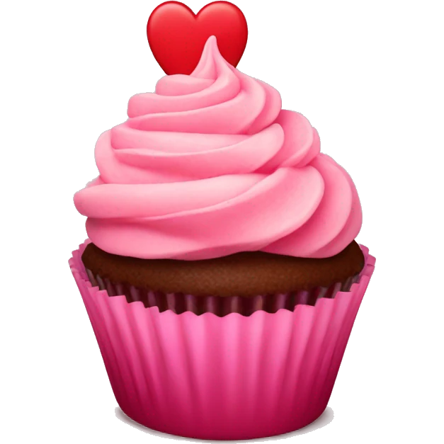 valentine’s day cupcake emoji