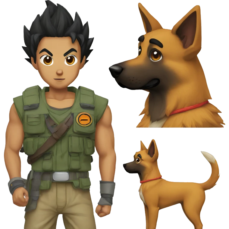 Son goku malinois  emoji