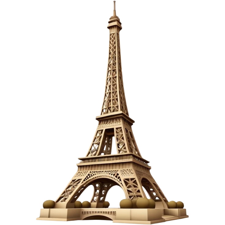 Eiffel tower vintage emoji