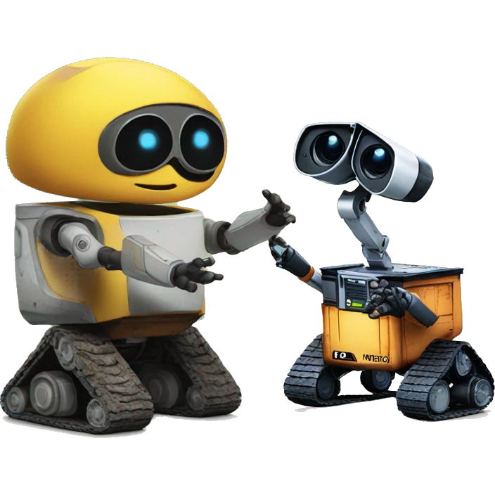 Wall-E Meeting Eve emoji