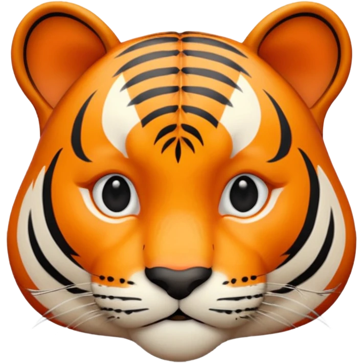 Tiger in love emoji