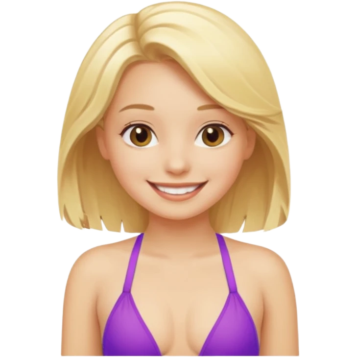 blonde-girl-hot-swimsuit emoji