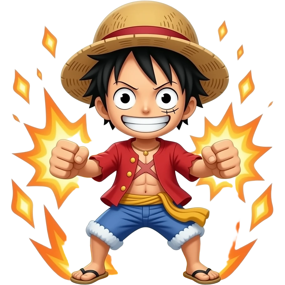 franky from one peice doing superrrrr emoji