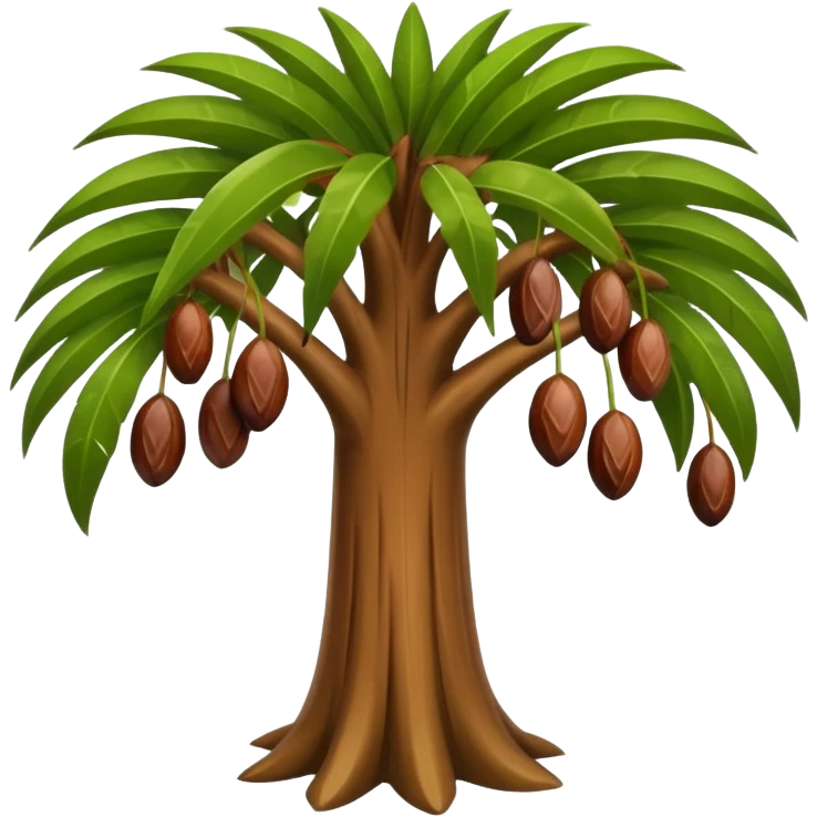 Dates tree emoji