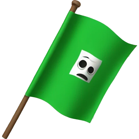 green flag emoji