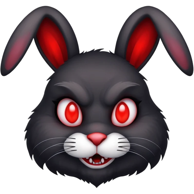 Evil Easter bunny emoji