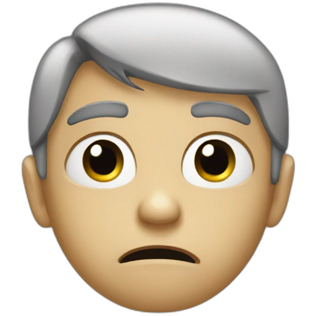 Triste emoji