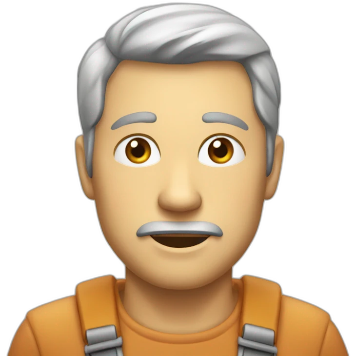 Bûcheron qui est énervé emoji