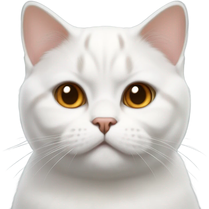 White british short hair cat emoji