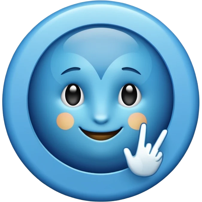 Blue tick instagram emoji