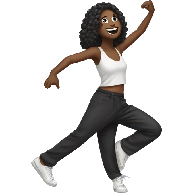 Superstar dancing emoji